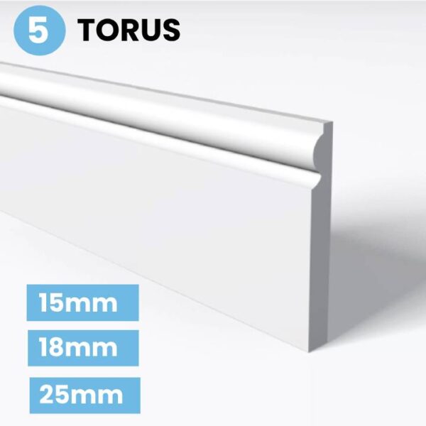 Torus skirting board