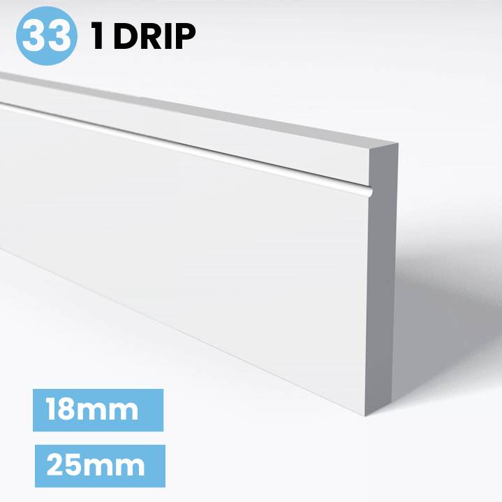 1 Drip skirting board