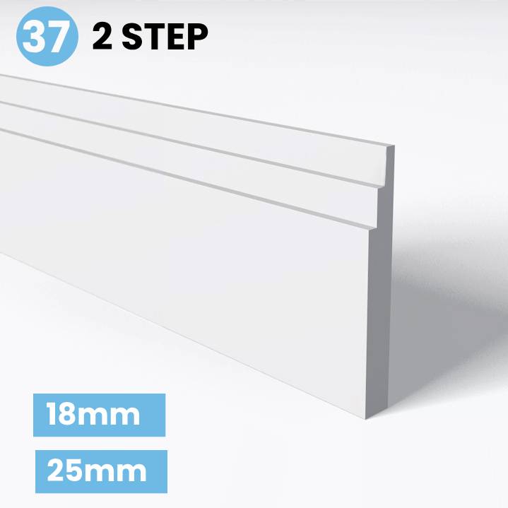 2 Step skirting board
