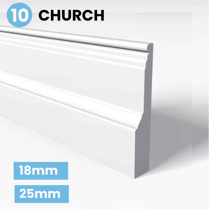 church skirting board