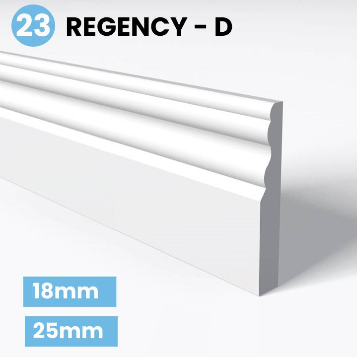 Regency-D skirting board