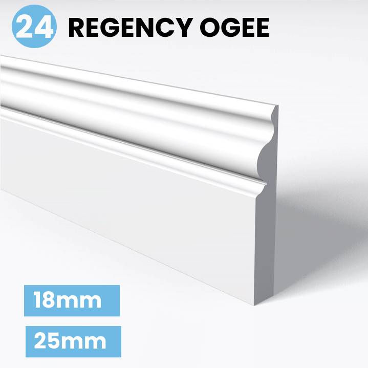 Regency Ogee skirting board