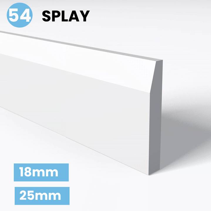 Splay skirting board