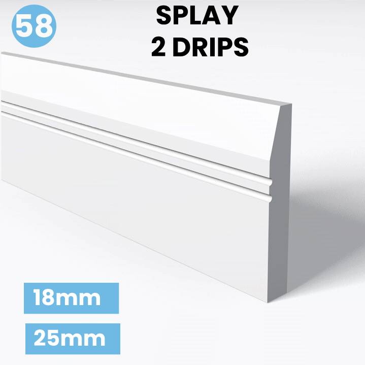Splay 2 Drips skirting board