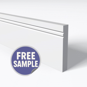 2 V Grooves Skirting Board Sample