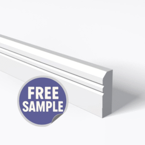 Chamfer 2 V Grooves Architrave Sample