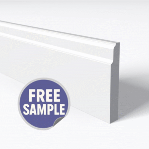 Fluted Lambs Tongue Skirting Board Sample