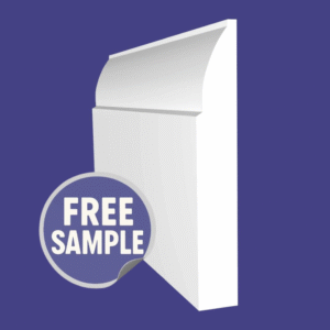 Ovolo Big Skirting Board Sample