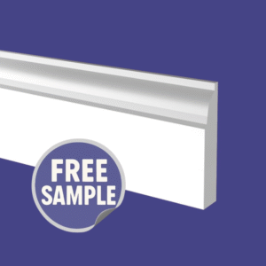 Ovolo Small Skirting Board Sample