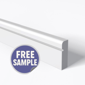 Pencil Round 1 Square Groove Architrave Sample