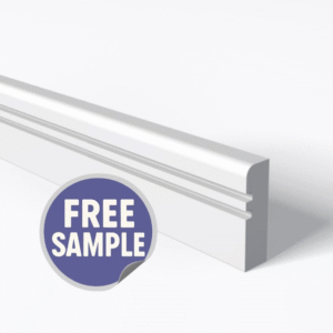 Pencil Round 2 Square Groove Architrave Sample