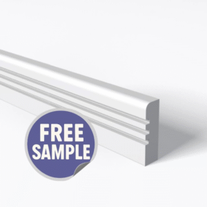 Pencil Round 3 Square Groove Architrave Sample