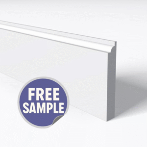 Small Ovolo Edge Skirting Board Sample